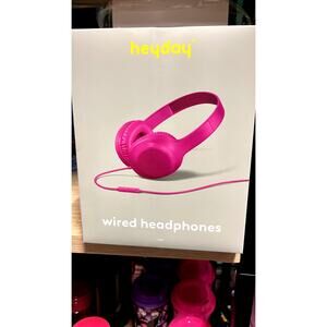 Heyday Wired On-Ear Headphones Pink New in Box
